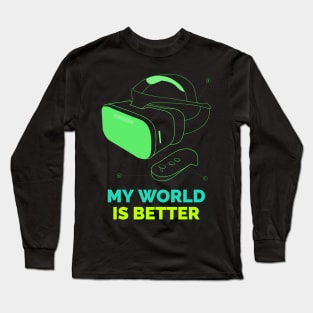 VR Word Long Sleeve T-Shirt